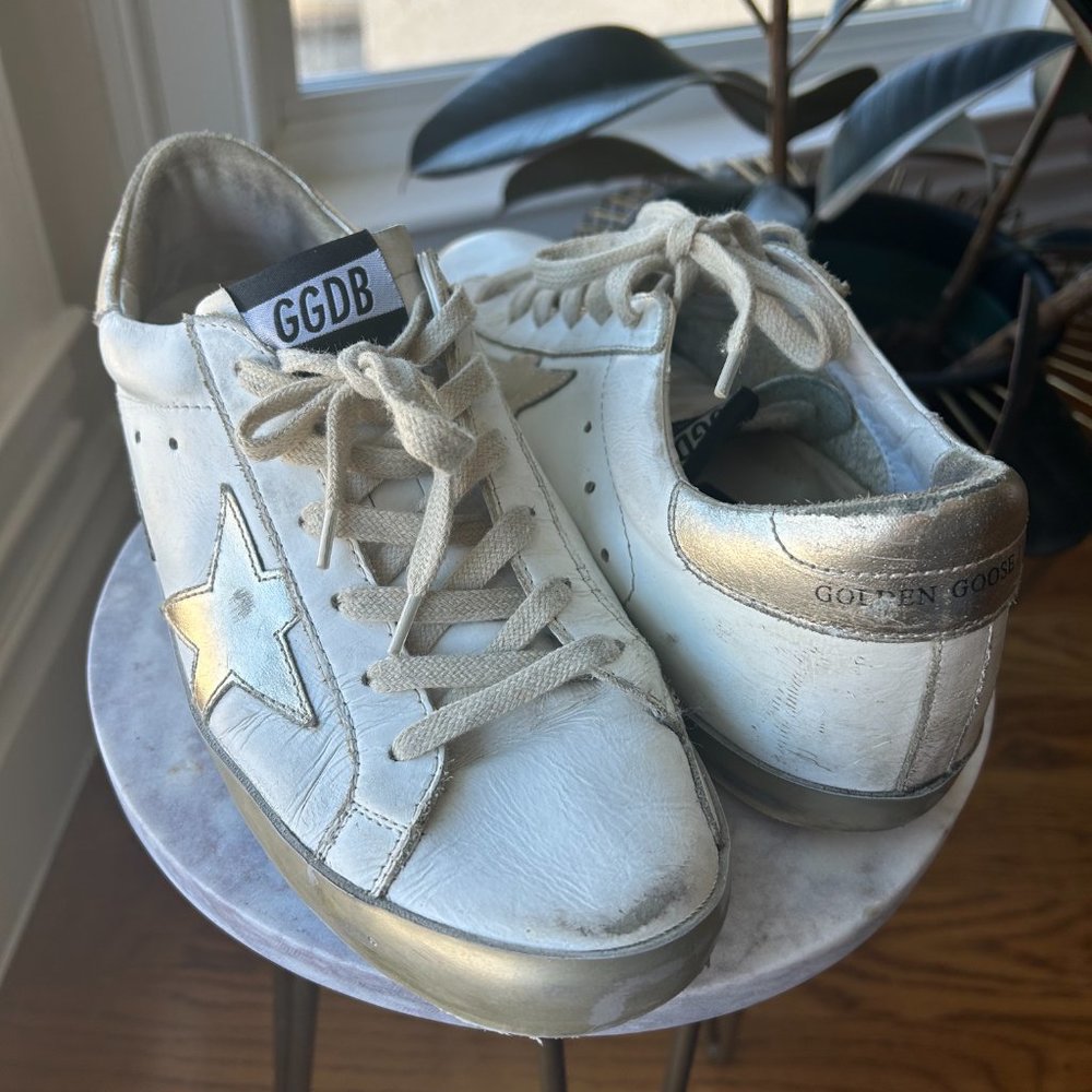 GOLDEN GOOSE Women's Superstar Leather Sneakers